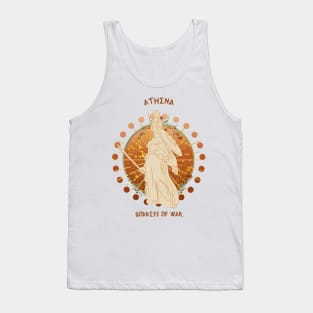 Athena goddess of wisdom and warfare Tank Top